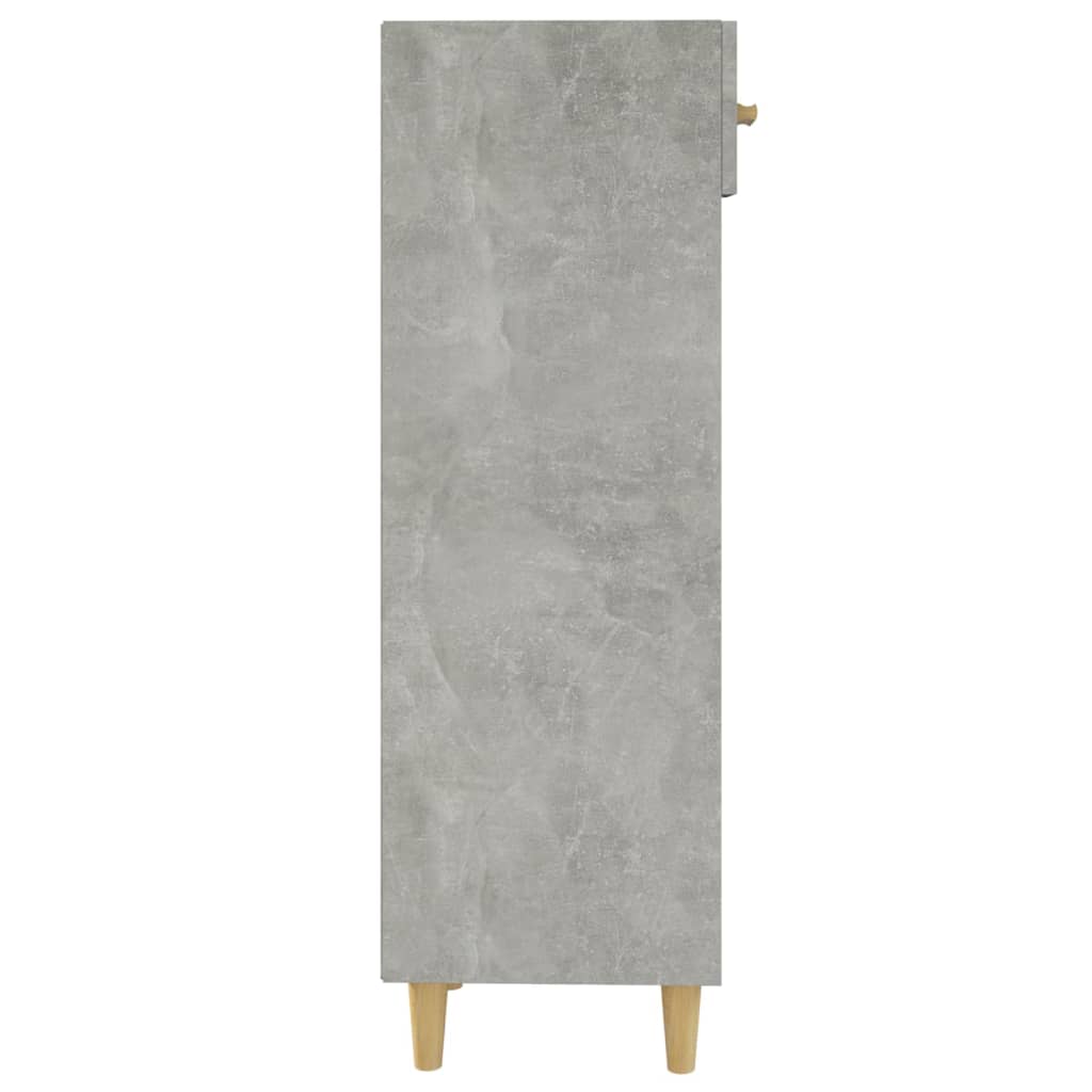Schuhschrank 30X35X105 Cm Holzwerkstoff Betongrau