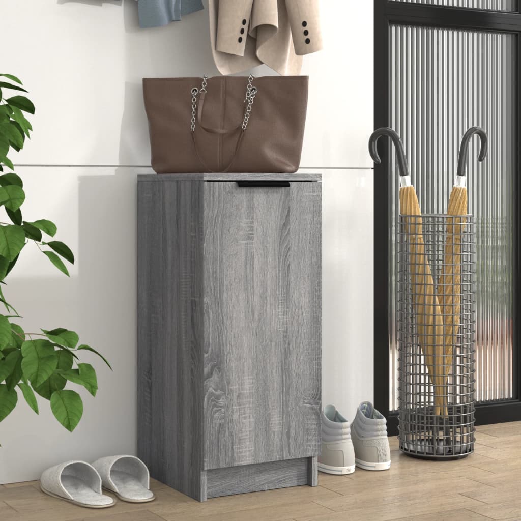 Schuhschrank 30X35X70 Cm Holzwerkstoff Grau Sonoma