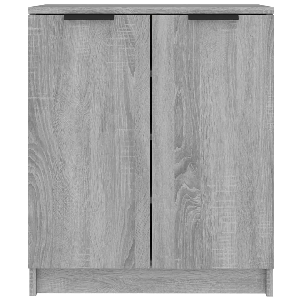 Schuhschrank 59X35X70 Cm Holzwerkstoff Grau Sonoma