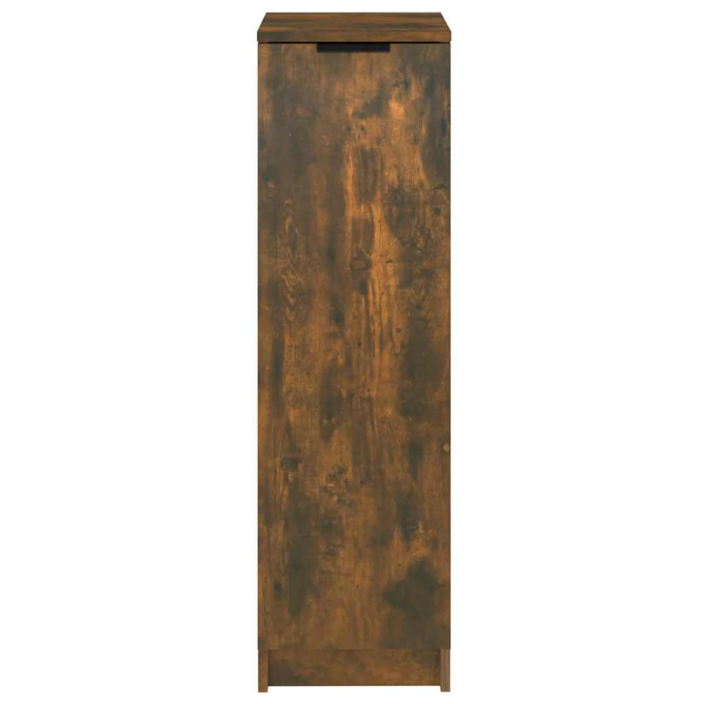 Schuhschrank 30X35X100 Cm Holzwerkstoff Räuchereiche