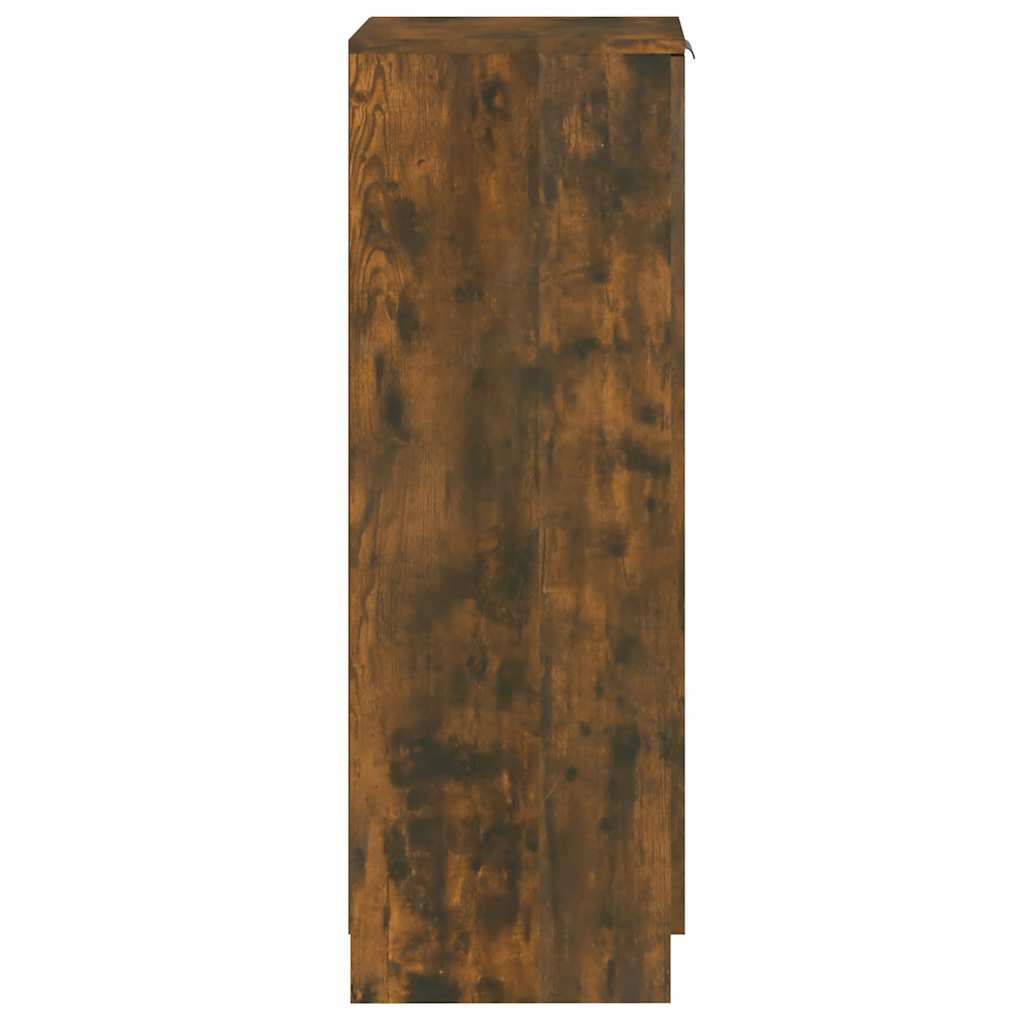 Schuhschrank 30X35X100 Cm Holzwerkstoff Räuchereiche