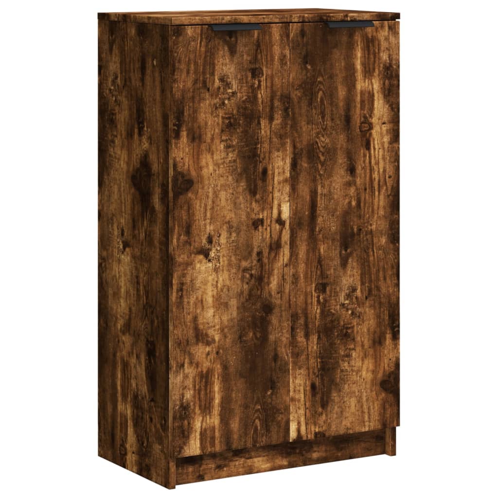 Schuhschrank 59X35X100 Cm Holzwerkstoff Räuchereiche