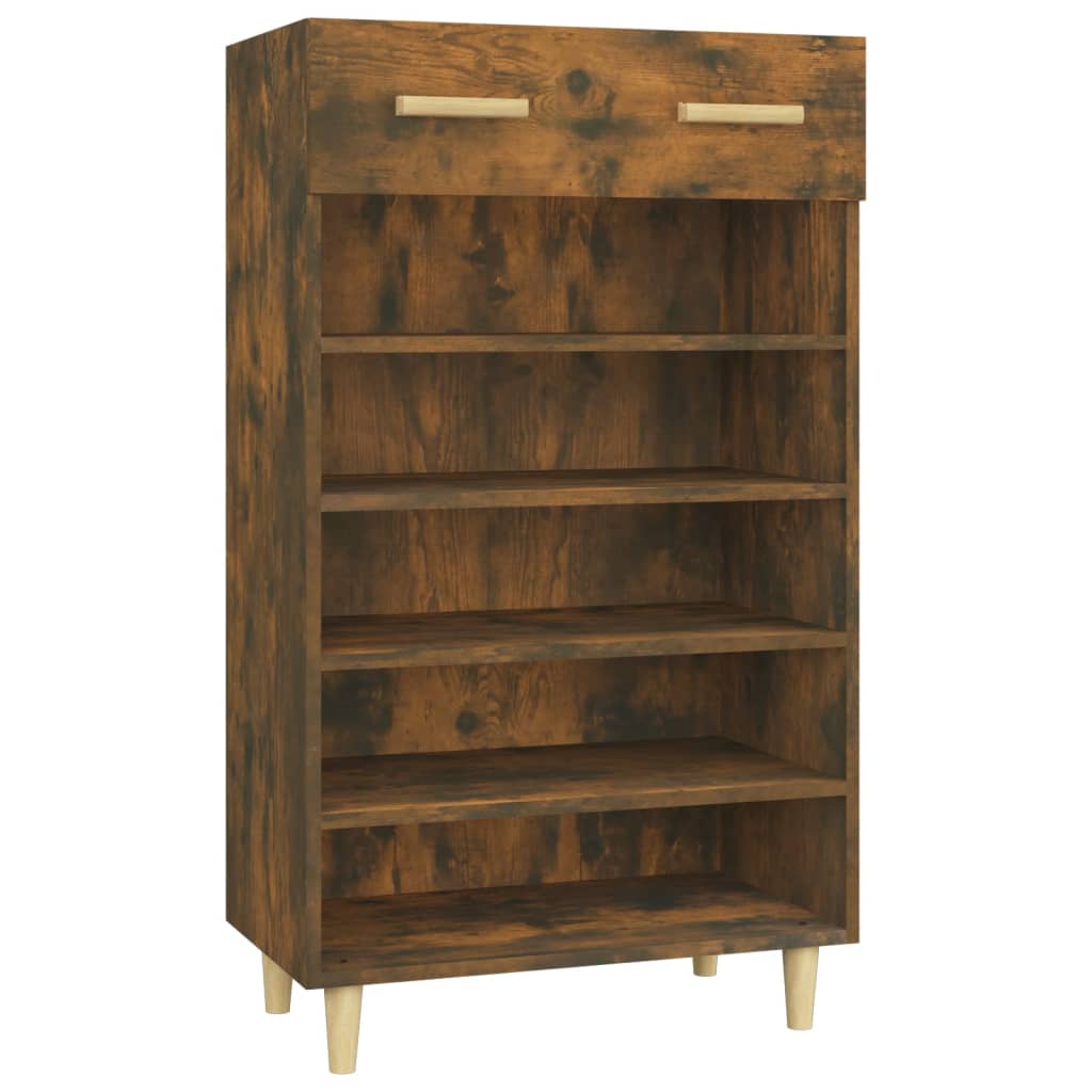 Schuhschrank 60X35X105 Cm Holzwerkstoff Räuchereiche
