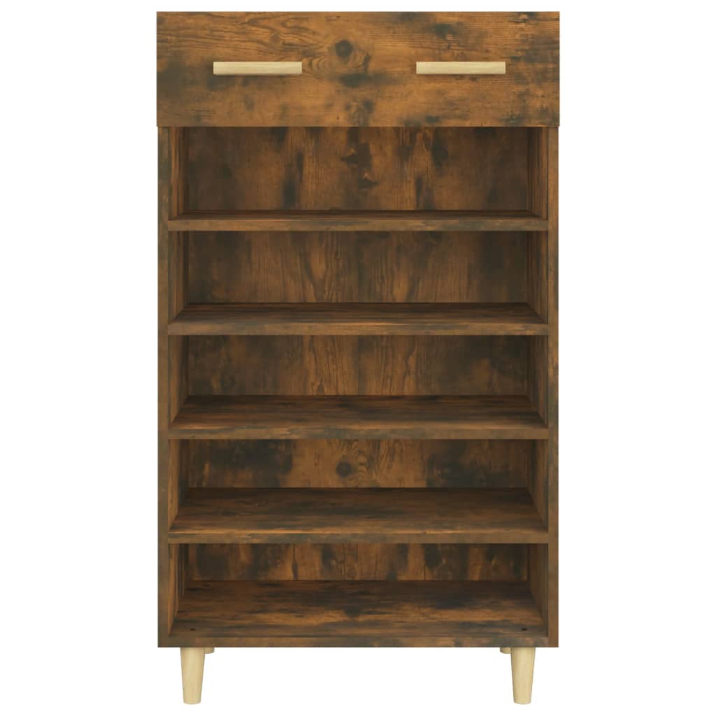 Schuhschrank 60X35X105 Cm Holzwerkstoff Räuchereiche