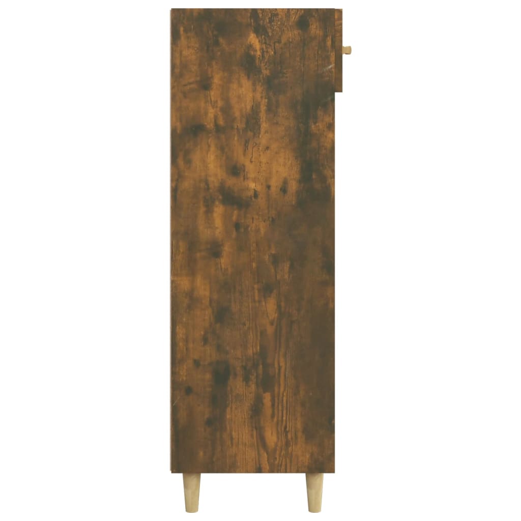 Schuhschrank 60X35X105 Cm Holzwerkstoff Räuchereiche