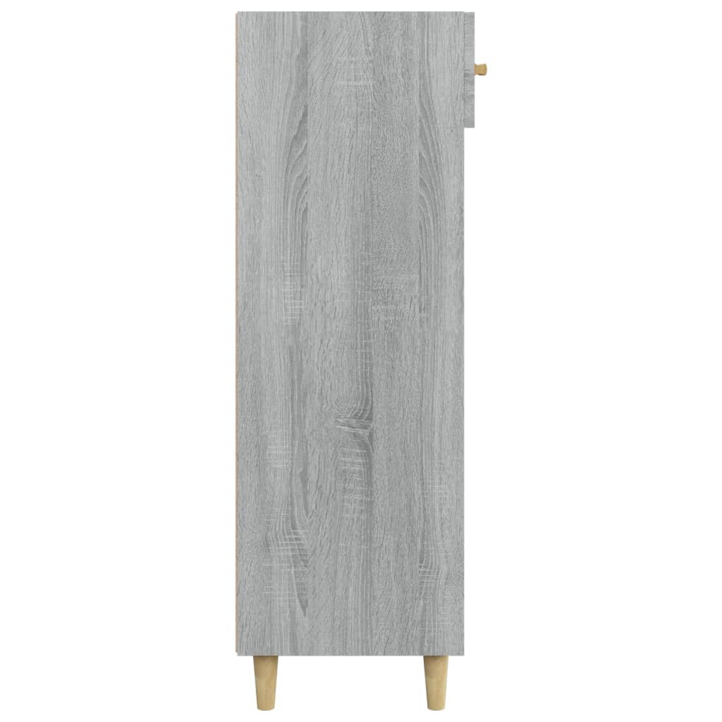 Schuhschrank 60X35X105 Cm Holzwerkstoff Grau Sonoma