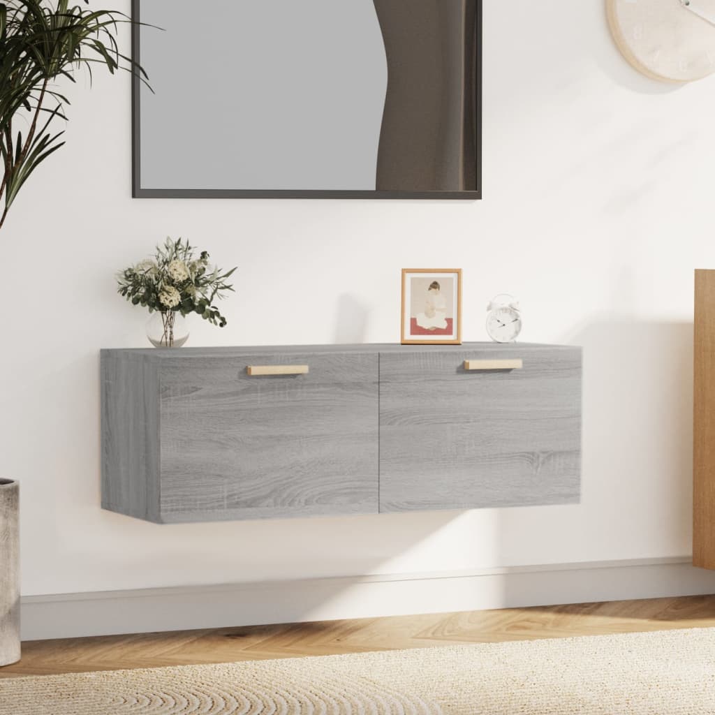 Wandschrank 100 X 36,5 X 35 Cm Holzwerkstoff