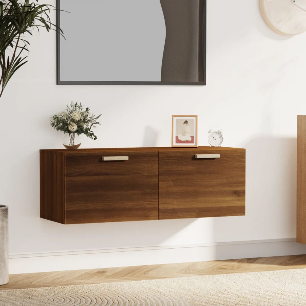 Wandschrank 100 X 36,5 X 35 Cm Holzwerkstoff