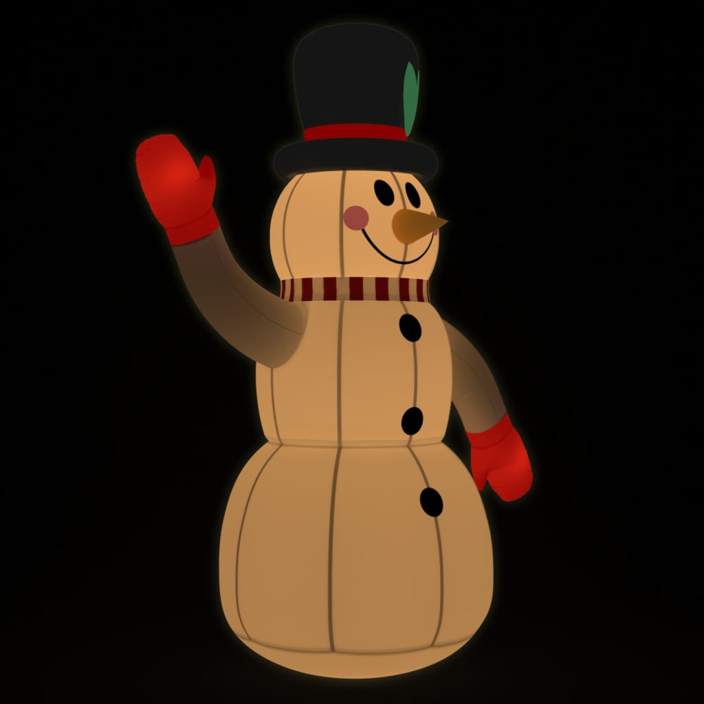 Aufblasbarer Schneemann Mit Leds