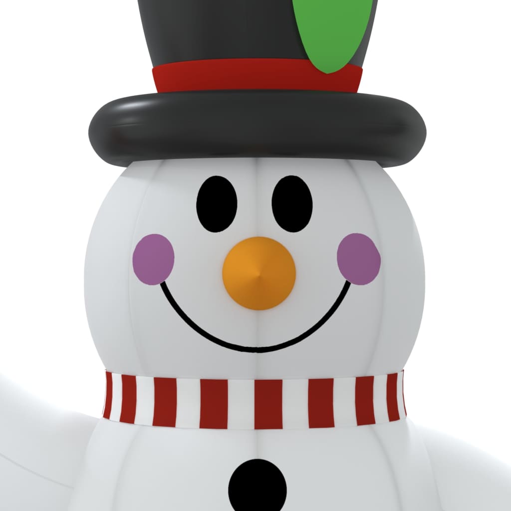 Aufblasbarer Schneemann Mit Leds