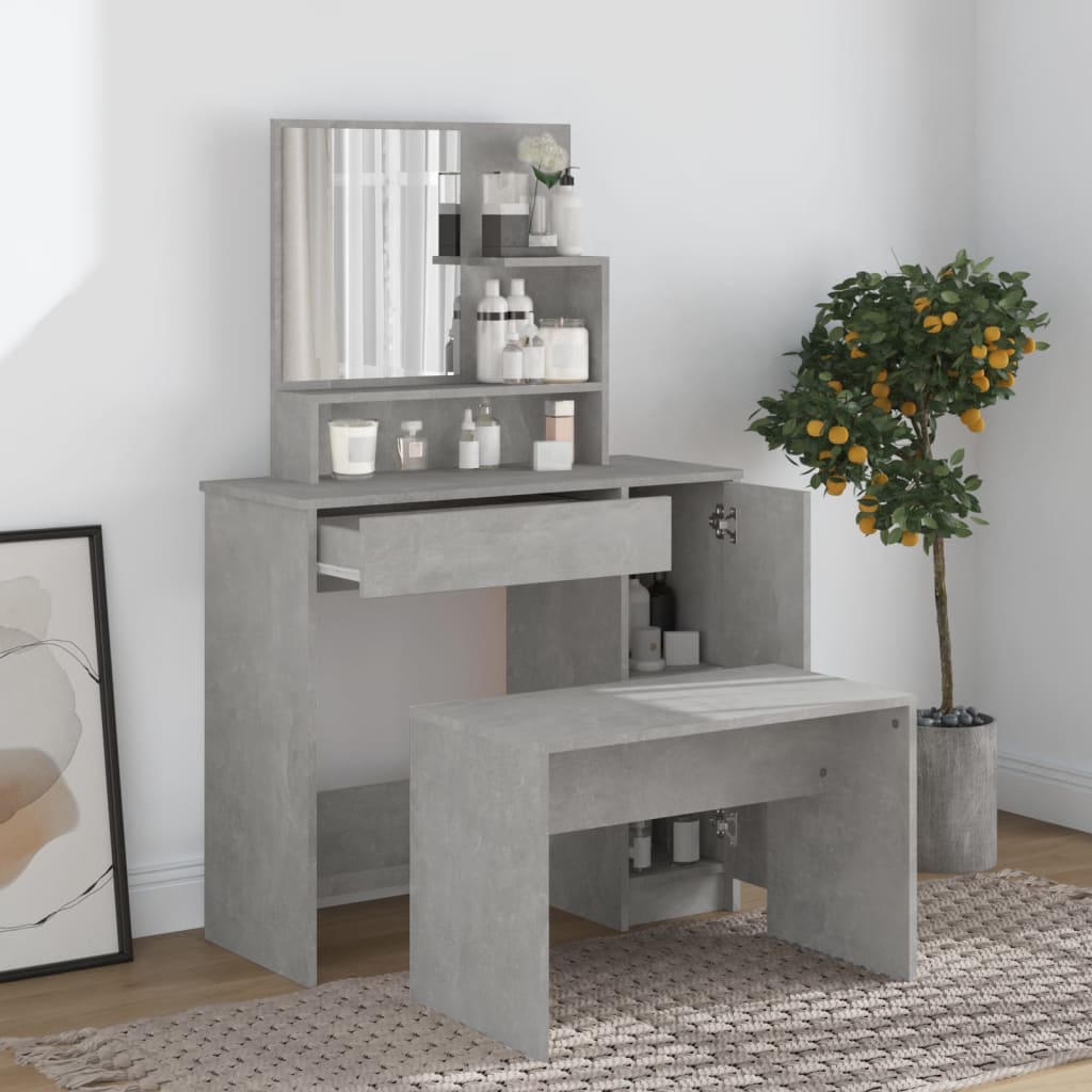 Schminktisch-Set Artisan-Eiche Holzwerkstoff