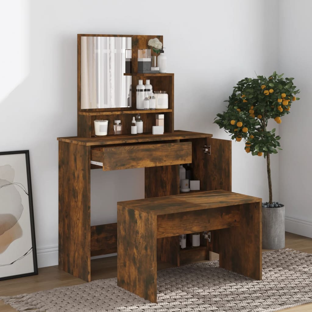 Schminktisch-Set Artisan-Eiche Holzwerkstoff