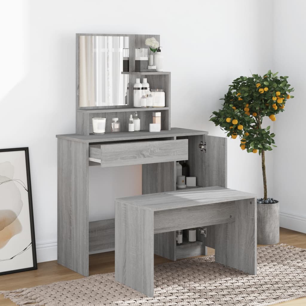 Schminktisch-Set Artisan-Eiche Holzwerkstoff