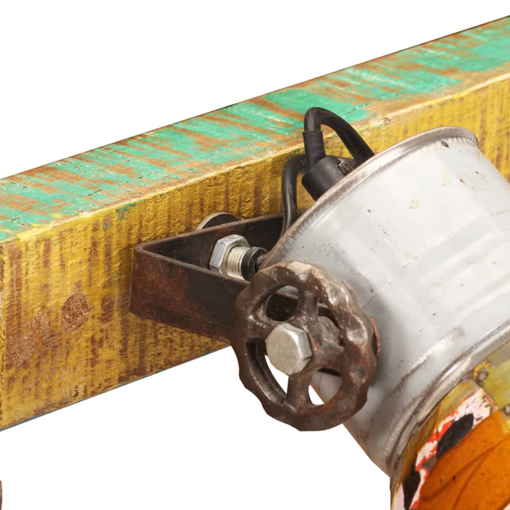 Wandleuchte Industrie-Stil 90X25 Cm E27 Mehrfarbig