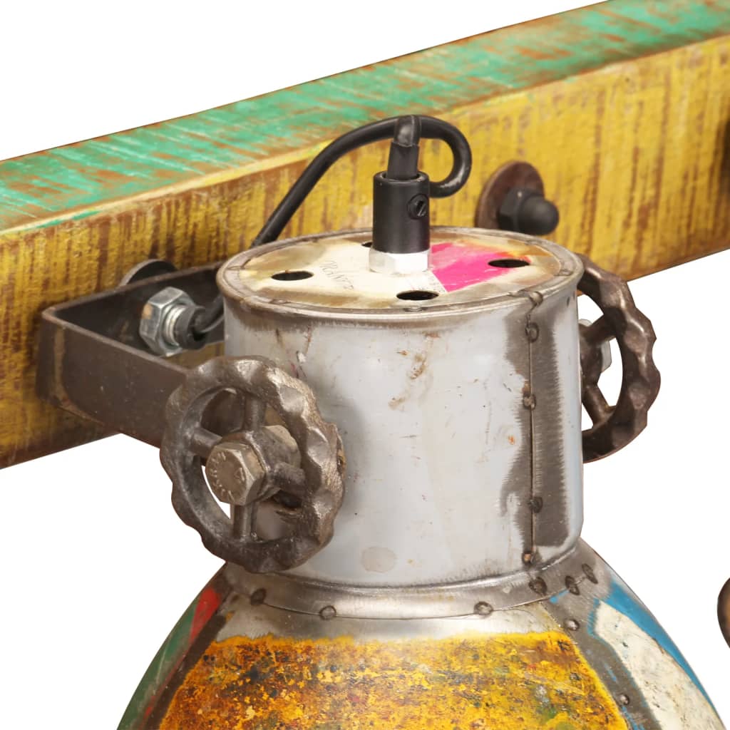 Wandleuchte Industrie-Stil 90X25 Cm E27 Mehrfarbig