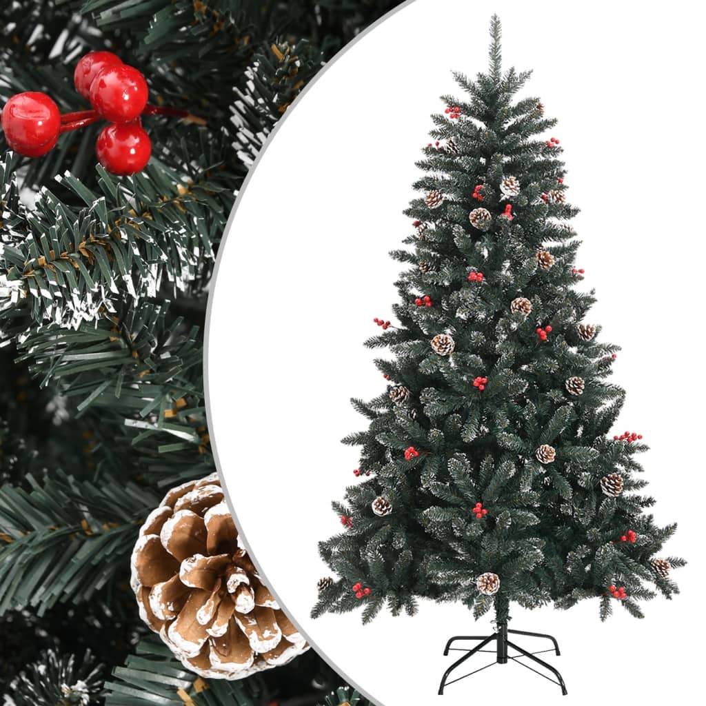Künstlicher Weihnachtsbaum Mit Ständer Grün Pvc