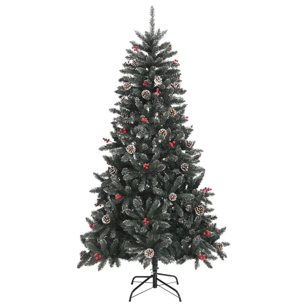 Künstlicher Weihnachtsbaum Mit Ständer Grün Pvc
