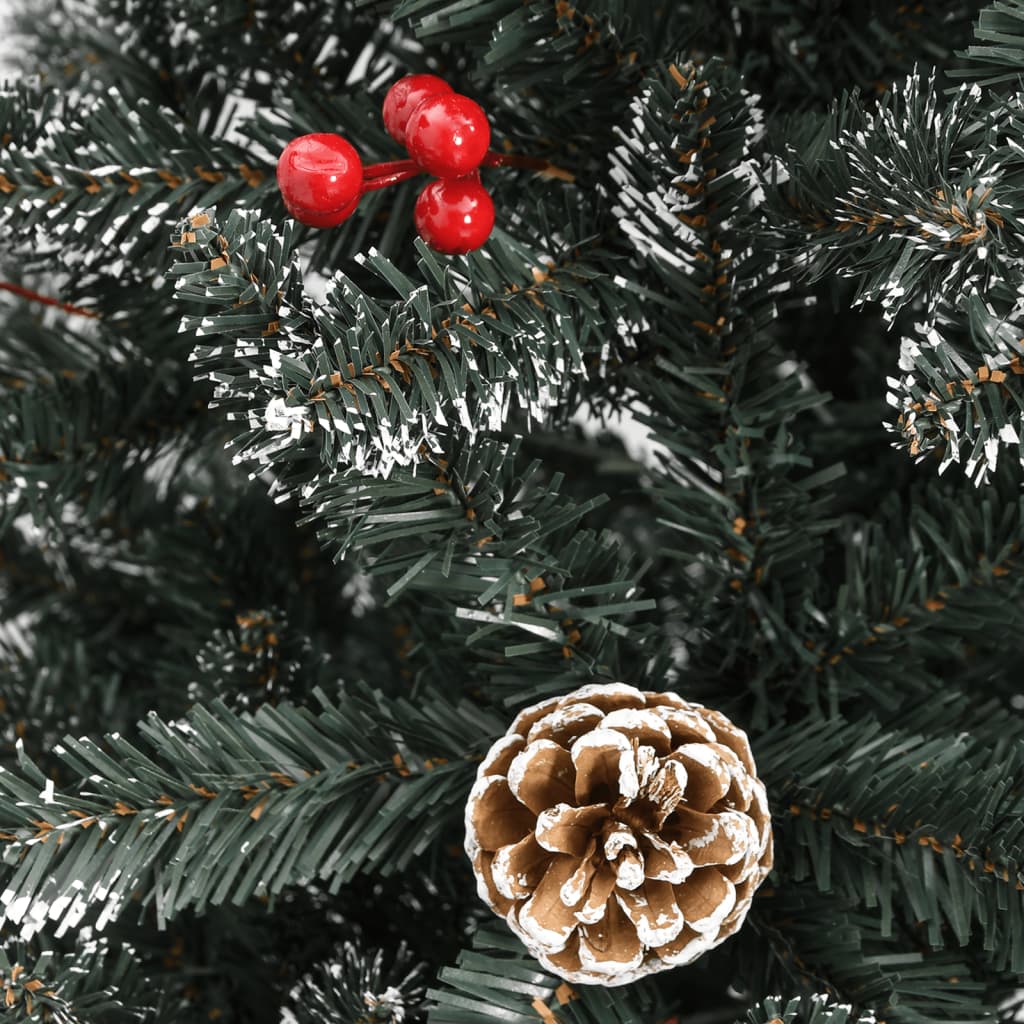 Künstlicher Weihnachtsbaum Mit Ständer Grün Pvc