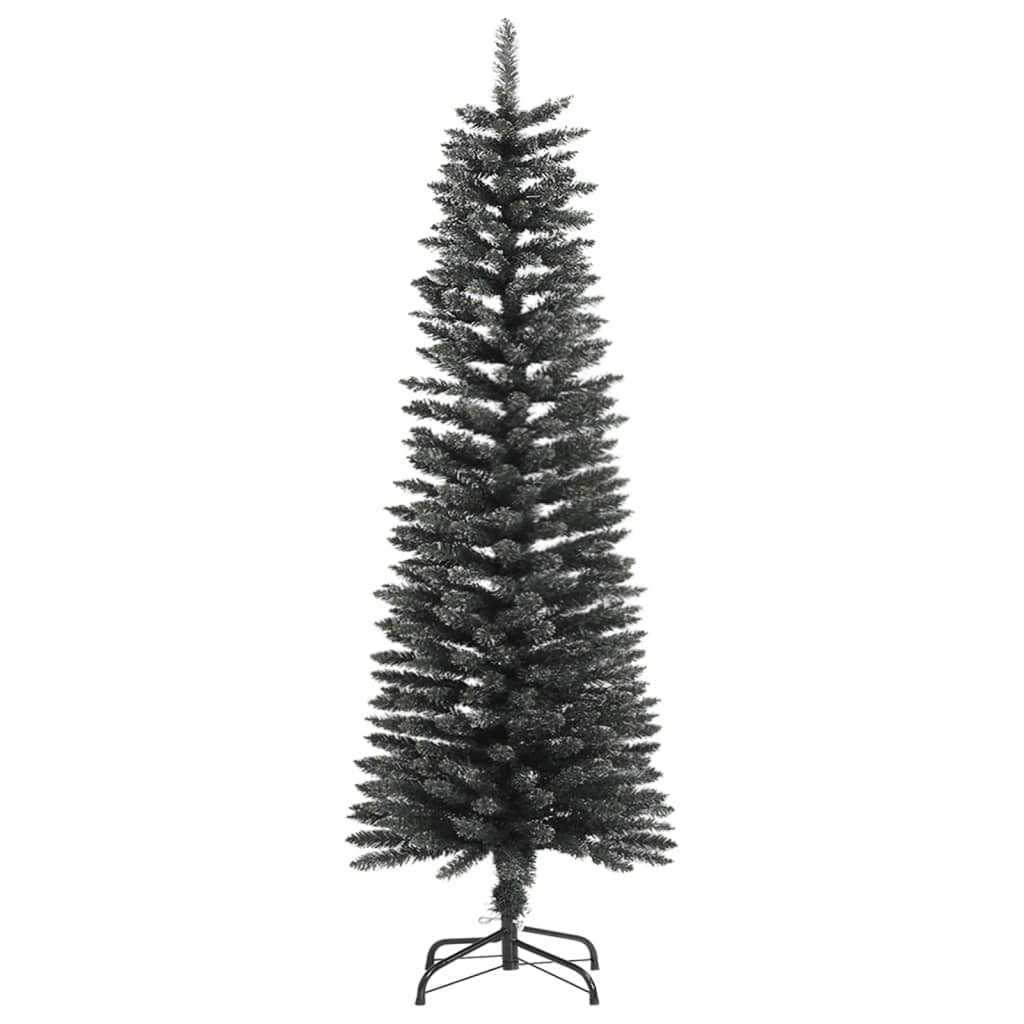 Künstlicher Weihnachtsbaum Mit Ständer Schlank Grün Pvc Grün