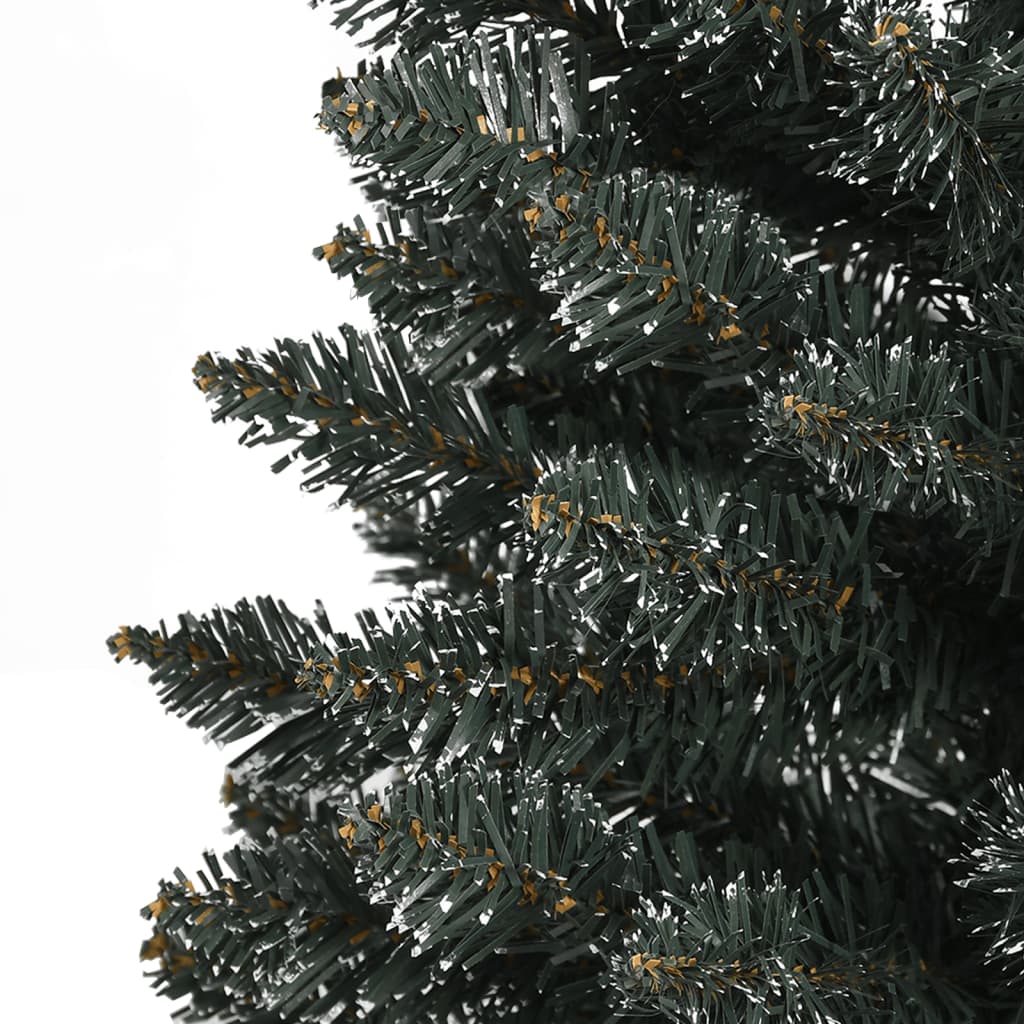 Künstlicher Weihnachtsbaum Mit Ständer Schlank Grün Pvc Grün