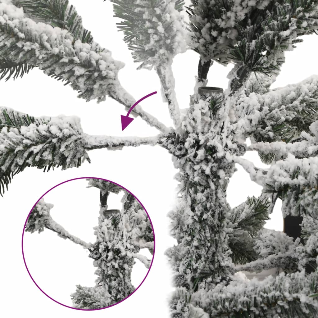 Künstlicher Weihnachtsbaum Beschneit Pvc&Pe Grün