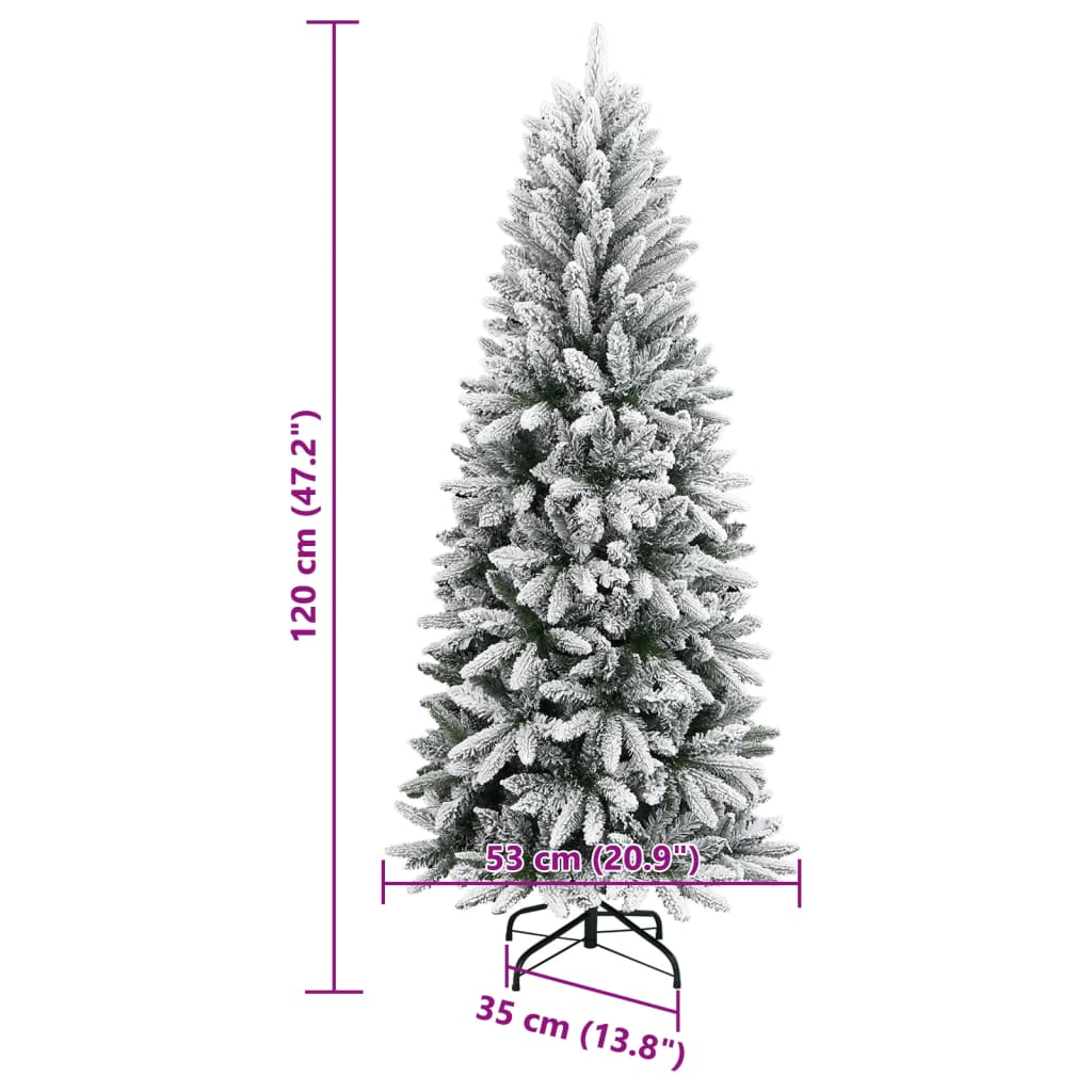 Künstlicher Weihnachtsbaum Beschneit Pvc&Pe Grün
