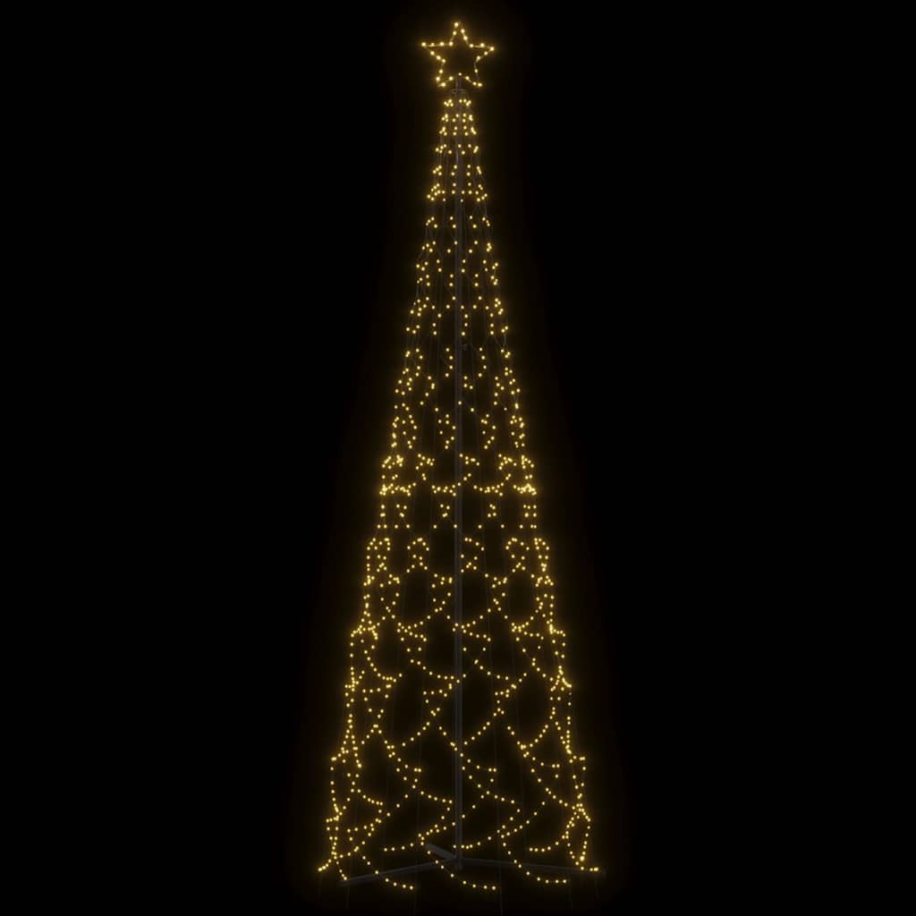 Weihnachtsbaum-Kegel 500 Leds 100X300 Cm Warmweiß