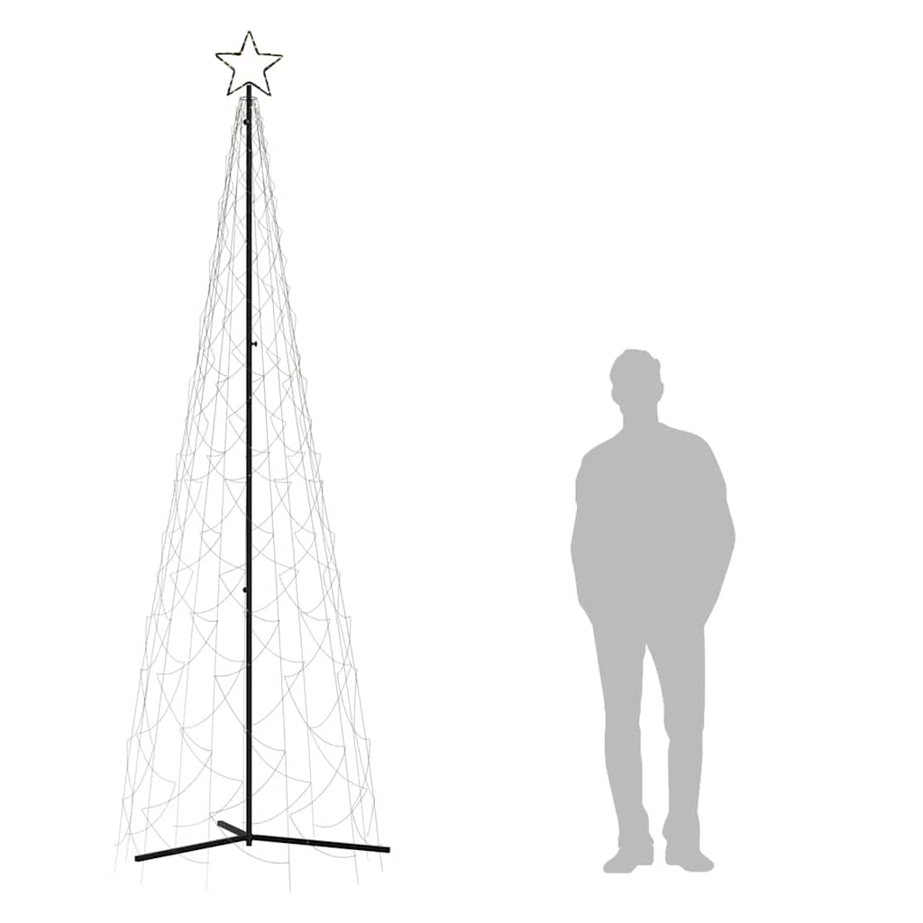 Weihnachtsbaum-Kegel 500 Leds 100X300 Cm Warmweiß