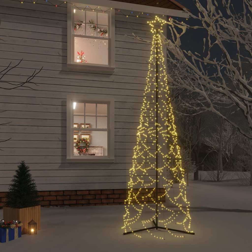 Weihnachtsbaum-Kegel 500 Leds 100X300 Cm Warmweiß