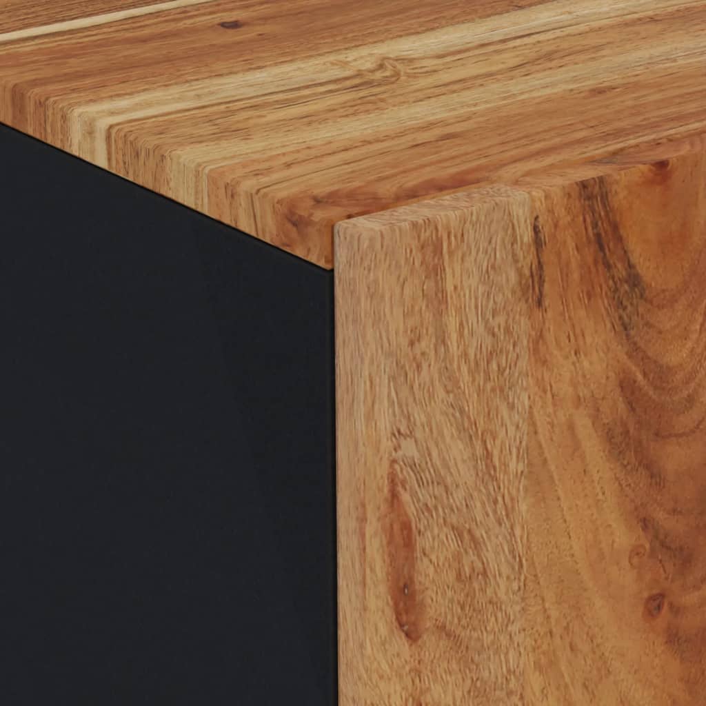 Sideboard 60X33X75 Cm Massivholz Akazie