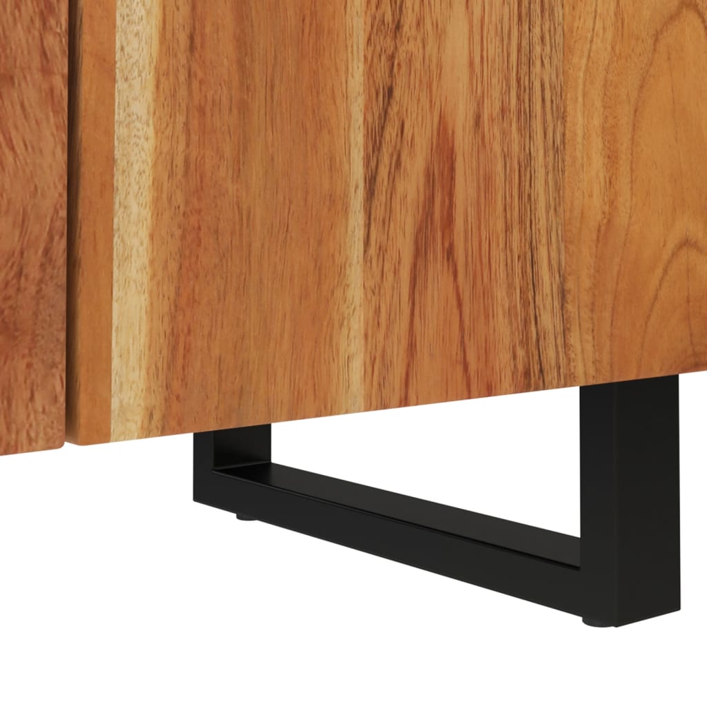 Sideboard 60X33X75 Cm Massivholz Akazie
