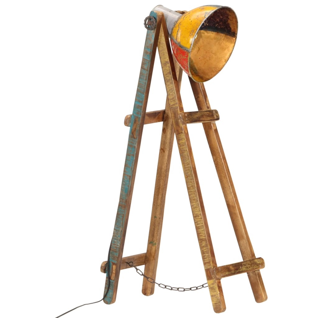 Stehlampe N E27 Mango Massivholz