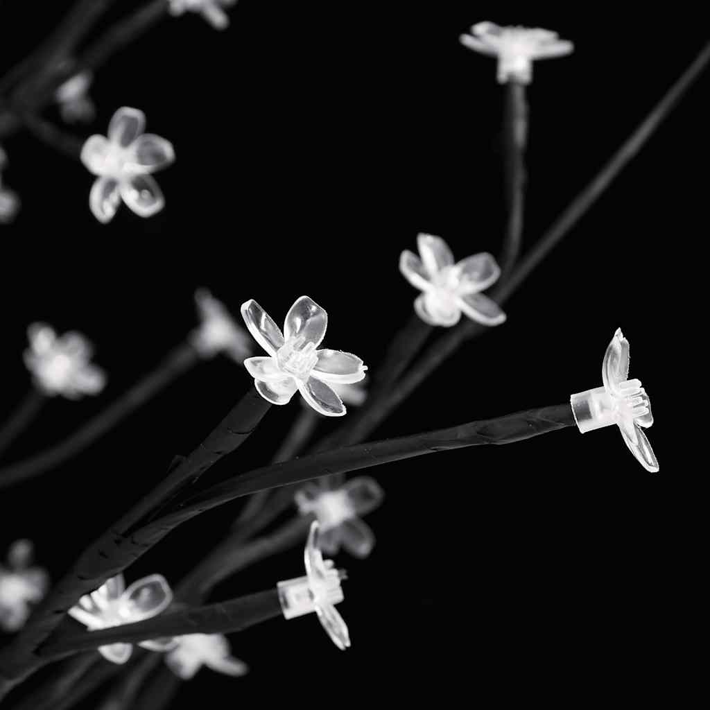 Led-Baum Mit Kirschblüten Warmweiß 368 Leds Weiß Und Blau
