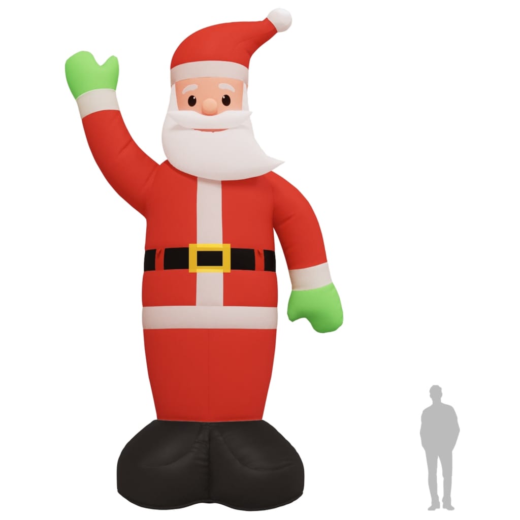 Aufblasbarer Weihnachtsmann Mit Leds