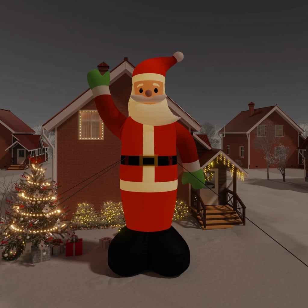Aufblasbarer Weihnachtsmann Mit Leds