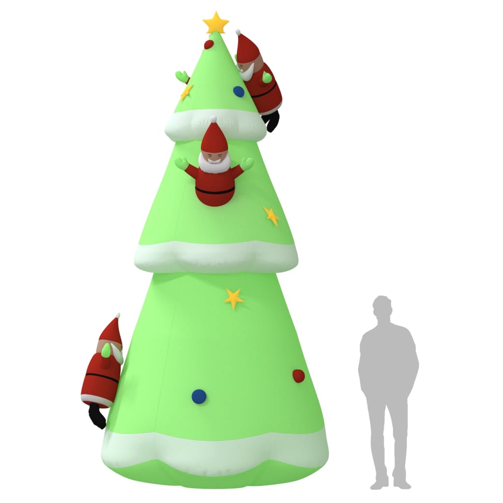 Aufblasbarer Weihnachtsbaum Mit Leds 500 Cm