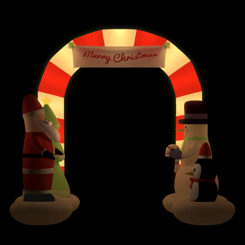 Aufblasbare Weihnachtsdekoration Torbogen Mit Leds 260 Cm