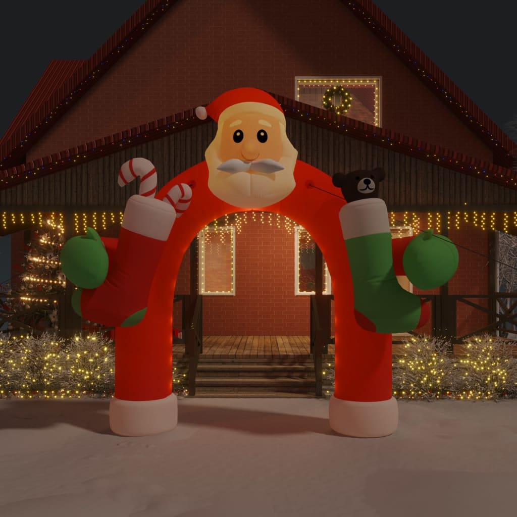 Aufblasbare Weihnachtsdekoration Torbogen Mit Leds 260 Cm