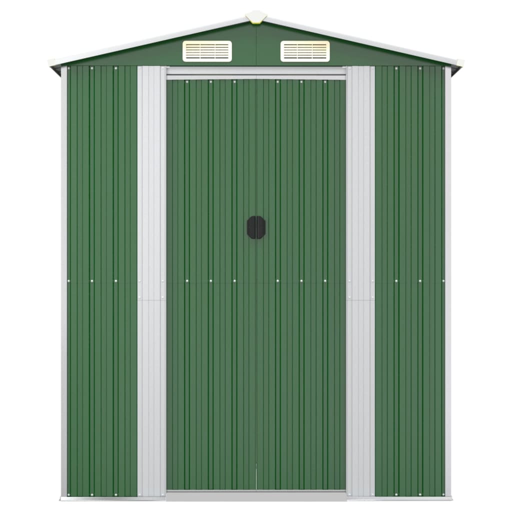 Geräteschuppen 192X108X223 Cm Verzinkter Stahl