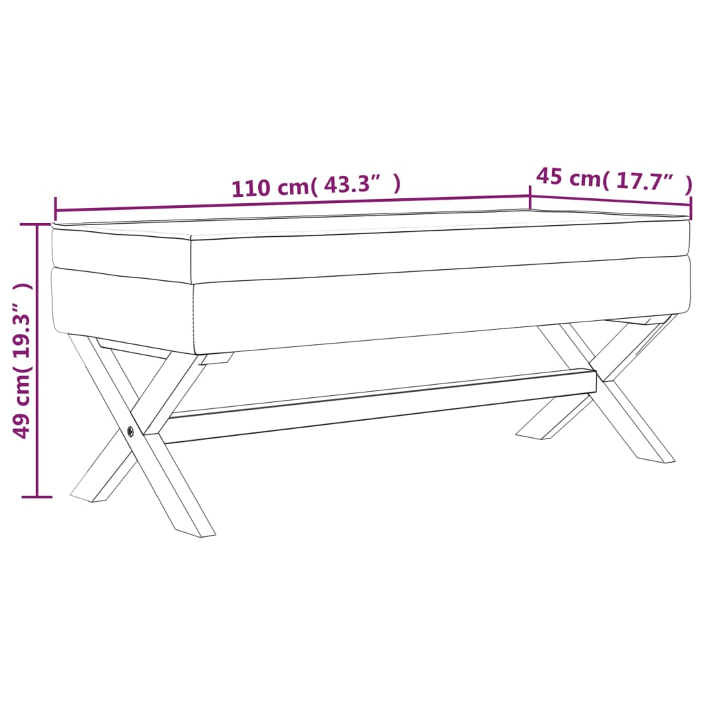 Hocker Mit Stauraum Leinen