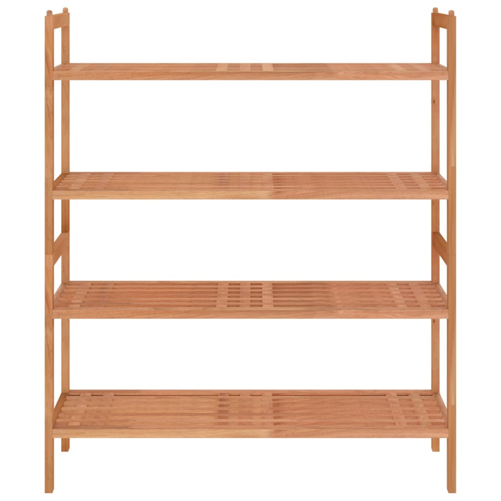 Schuhregale 2 Stk. 69X27X41 Cm Massivholz Nussbaum