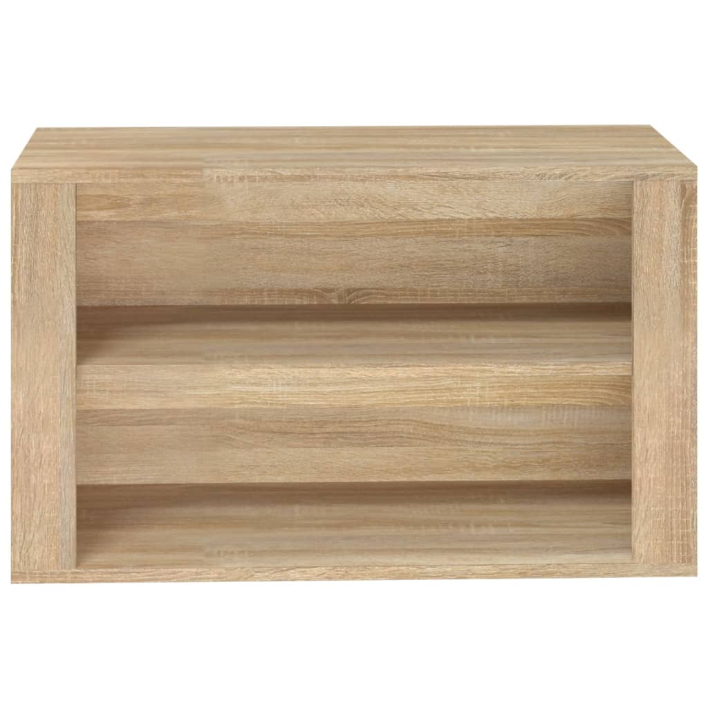 Schuhregal Sonoma-Eiche 75X35X45 Cm Holzwerkstoff Sonoma Eiche