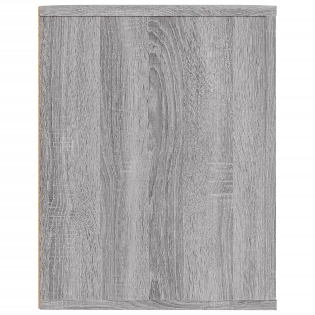 Schuhregal 75X35X45 Cm Holzwerkstoff Grau Sonoma