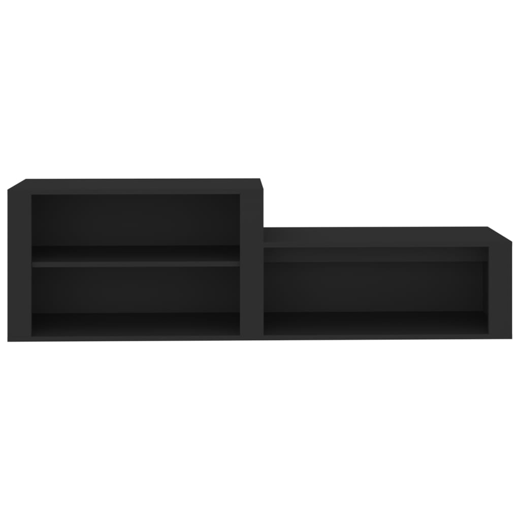 Schuhschrank 150X35X45 Cm Holzwerkstoff Schwarz