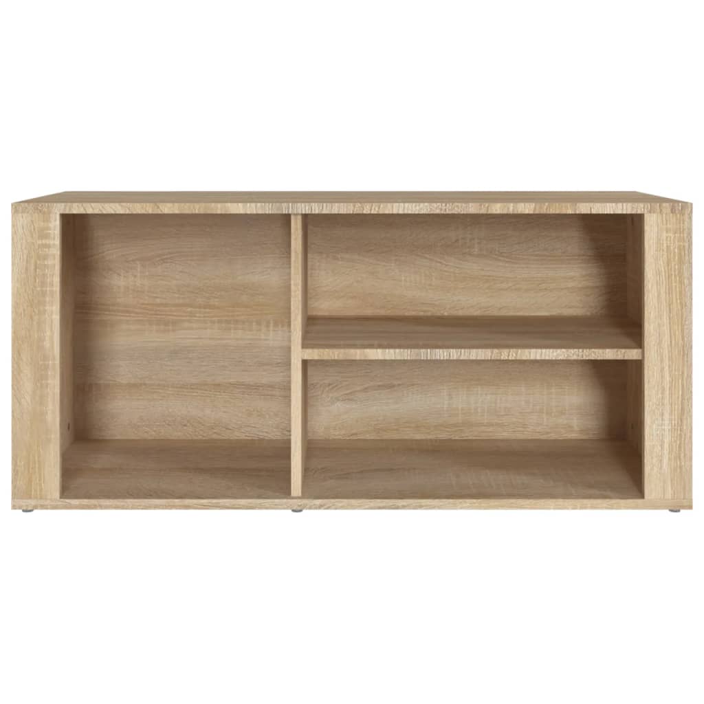 Schuhregal Sonoma-Eiche 100X35X45 Cm Holzwerkstoff Sonoma Eiche
