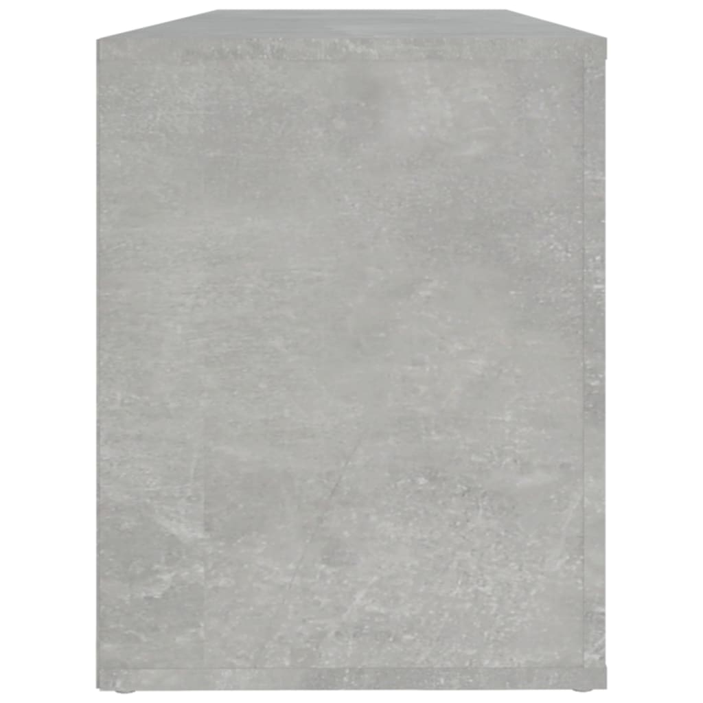 Schuhregal 100X35X45 Cm Holzwerkstoff Betongrau