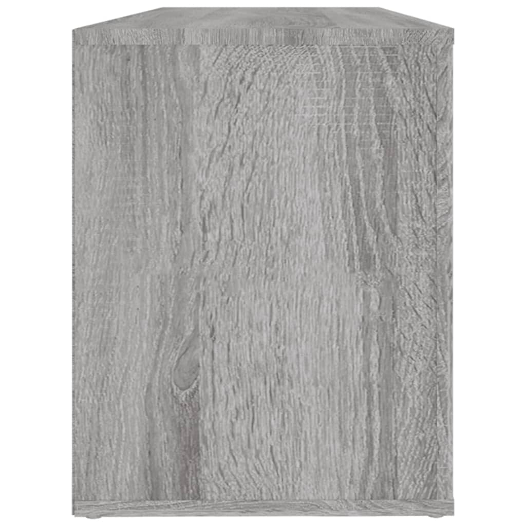 Schuhregal 100X35X45 Cm Holzwerkstoff Grau Sonoma