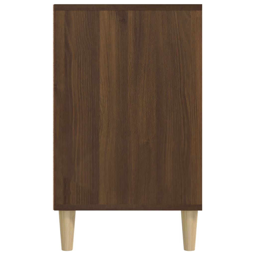 Schuhregal Braun Eichen-Optik 102X36X60 Cm Holzwerkstoff Braune Eiche