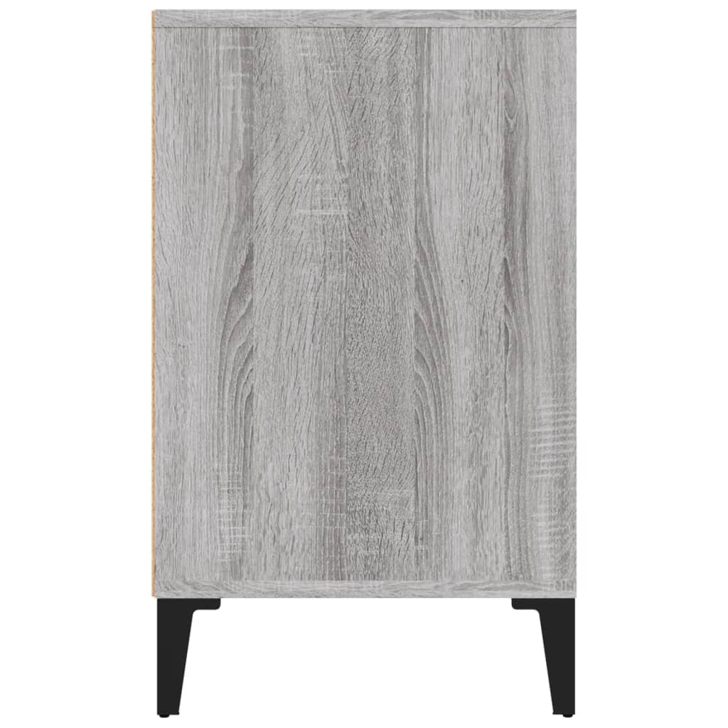 Schuhregal 102X36X60 Cm Holzwerkstoff Grau Sonoma