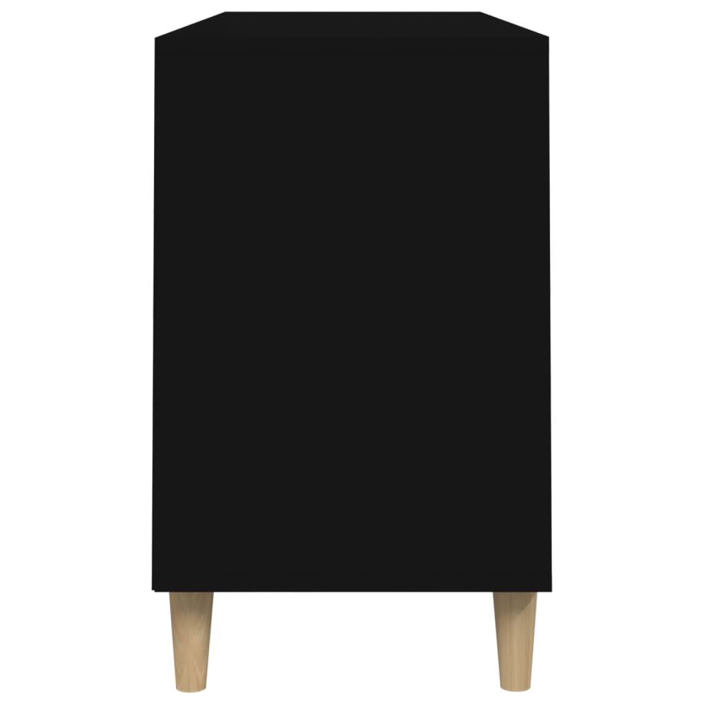 Schuhregal 102X36X60 Cm Holzwerkstoff Schwarz